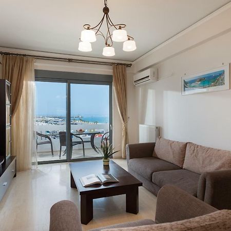 Beachfront Apartment! Rethymno Eksteriør bilde